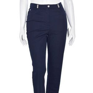$495- St. John Sport By Marie Gray Jeans Pants 10